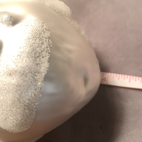 NWOT White Owl Large Ornament 4” tall 2” wide - Picture 5 of 7